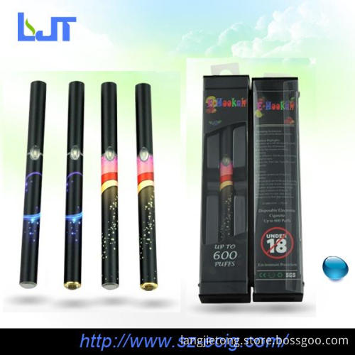 Mini Disposable E-Hookah with Ring Light Button up to 600puffs (E-hookah with button)